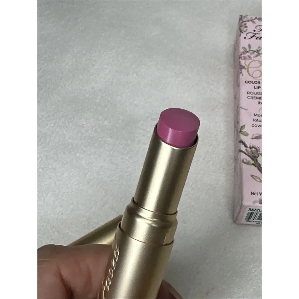 Too Faced RAZZLE DAZZLE ROSE La Creme Lipstick (0.11 oz.) NWB Hard To Find